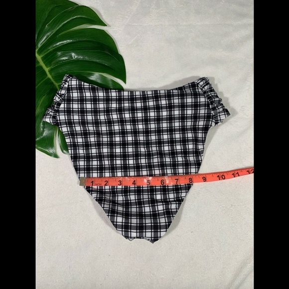 NEW $148 Veronica‎ Beard Azoia Checkered Bikini Bottoms [ SZ XS ] - Picture 10 of 12